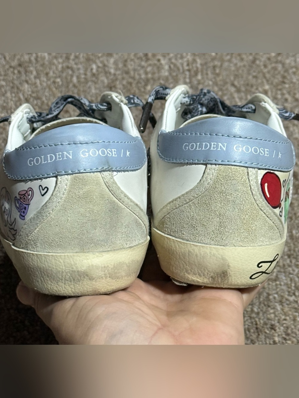 Golden Goose Super Star Sneakers Shoes 35 - Picture 6 of 8